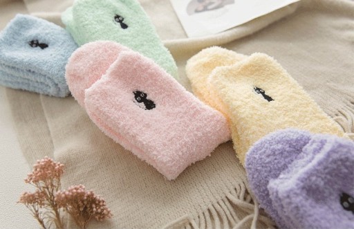 Chaussettes d'hiver pour femmes - Petit chat