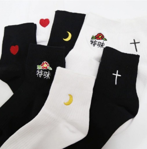 Chaussettes de cheville pour femmes avec mini images