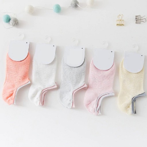 Chaussettes de cheville pour filles - 5 paires A901