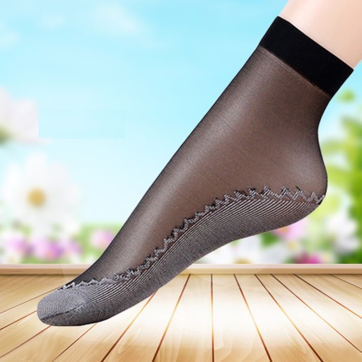 Chaussettes élastiques fines pour femmes - 5 paires