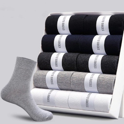 Chaussettes en coton pour hommes - 10 paires