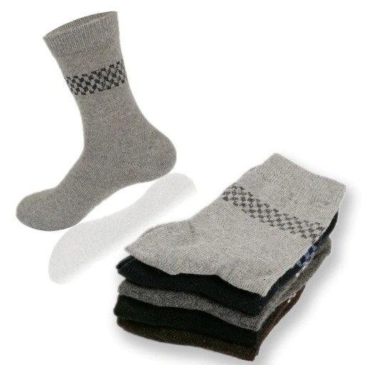 Chaussettes en laine pour hommes Kevin - 5 paires