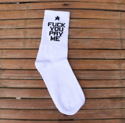 Chaussettes longues drôles Bruno