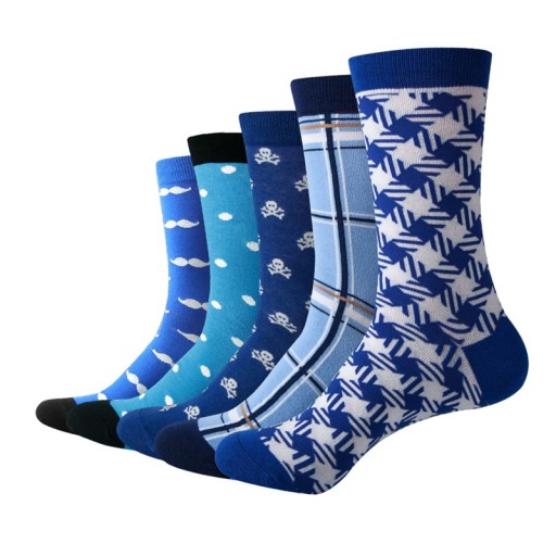 Chaussettes longues pour hommes - 5 paires