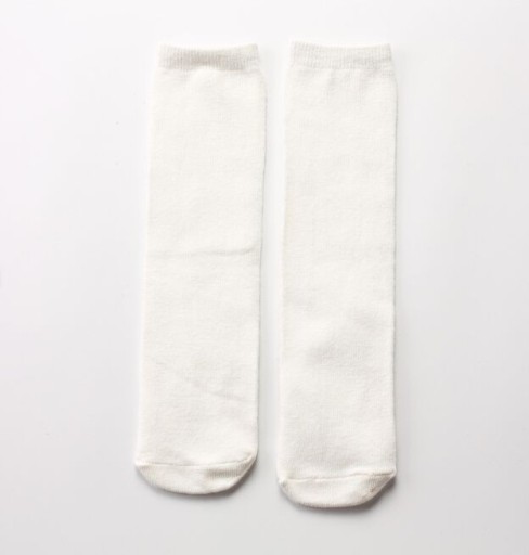 Chaussettes montantes unies pour enfants
