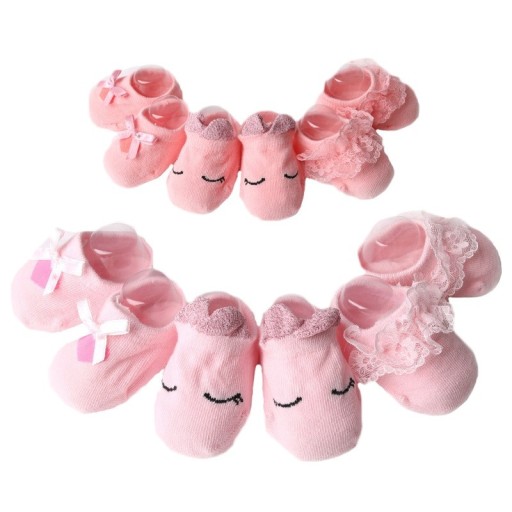 Chaussettes pour bébés adorables - 3 paires