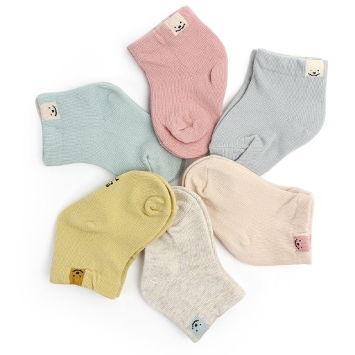 Chaussettes pour enfants avec visage