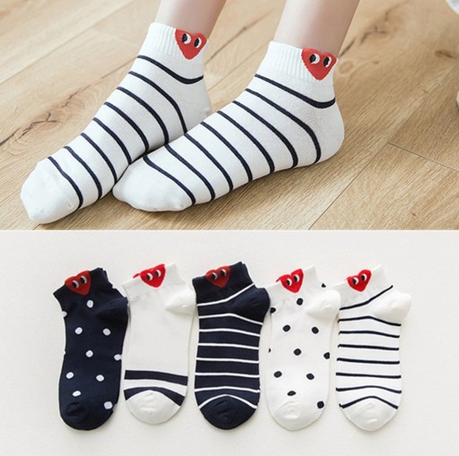 Chaussettes pour femmes avec des cœurs