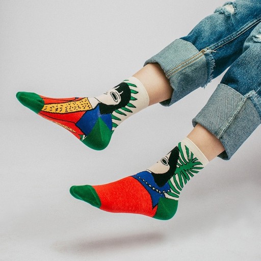 Chaussettes pour femmes avec des motifs