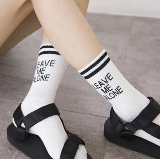 Chaussettes pour femmes avec inscription