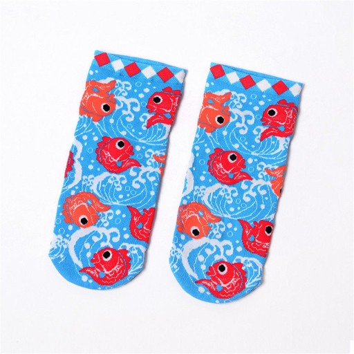 Chaussettes pour femmes avec motifs japonais