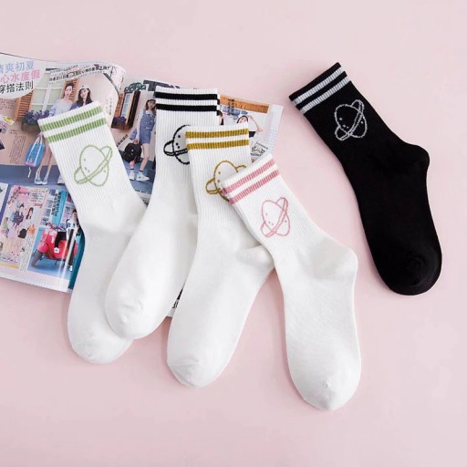 Chaussettes pour femmes - Planète Saturne