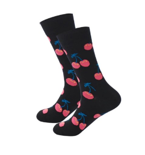 Chaussettes pour hommes avec motif de fruits