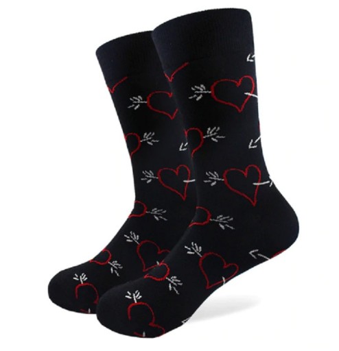 Chaussettes pour hommes - Cœurs