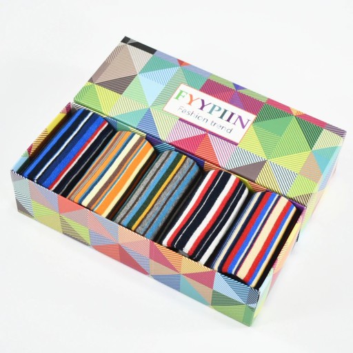 Chaussettes rayées - 5 paires