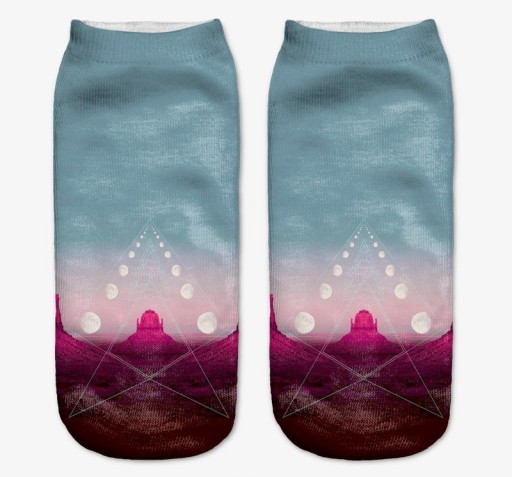 Chaussettes stylées avec imprimé
