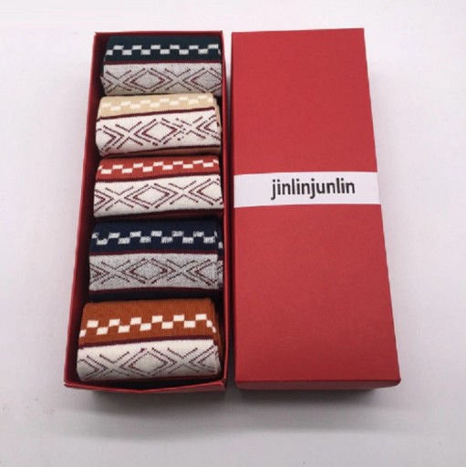 Chaussettes stylées pour hommes - 5 paires A2262