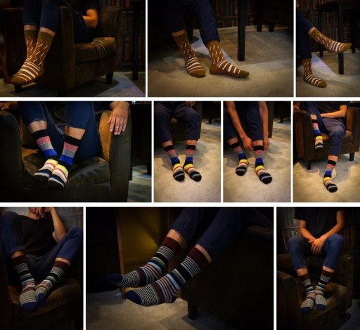 Chaussettes stylées pour hommes A2258