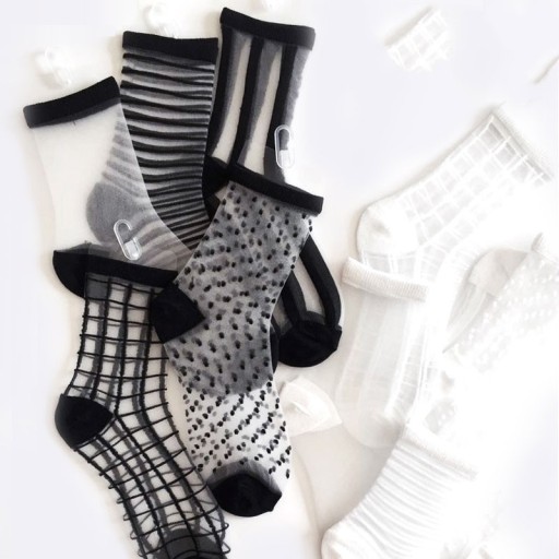 Chaussettes transparentes pour femmes
