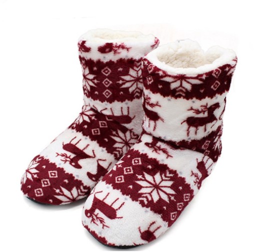 Chaussons d'intérieur pour femmes - Chaussons de Noël