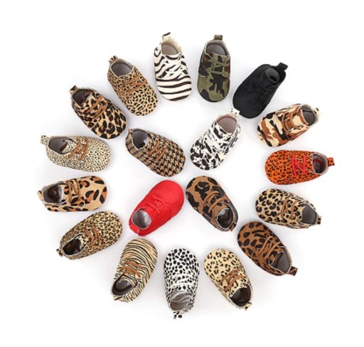 Chaussons en cuir pour enfants A485