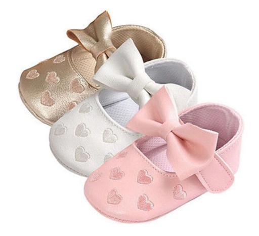 Chaussons en cuir pour filles