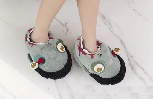 Chaussons en laine - Zombie
