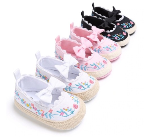 Chaussons en toile pour filles
