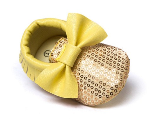 Chaussons pour filles avec des paillettes