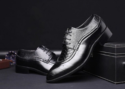 Chaussures à lacets pour hommes avec motif J2173