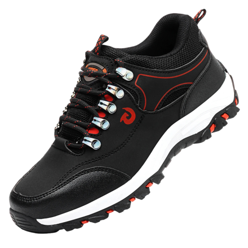 Chaussures de travail pour hommes à lacets basses en microfibre coton avec tige respirante semelle solide pour le travail et un usage quotidien