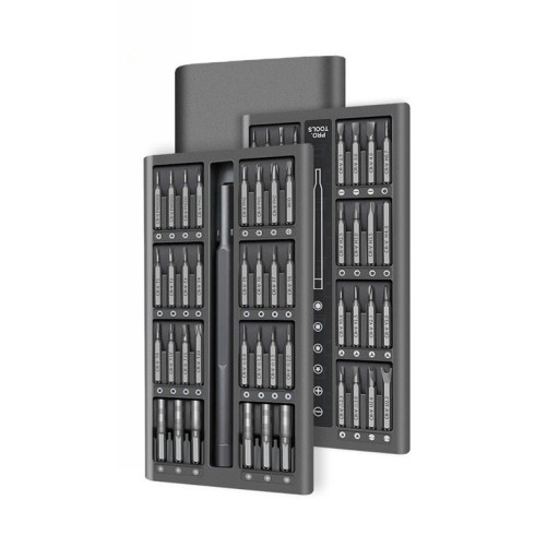 Chave de fendas magnética com bits 63 pcs