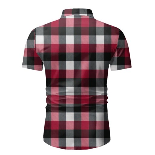 Chemise à carreaux pour homme F470