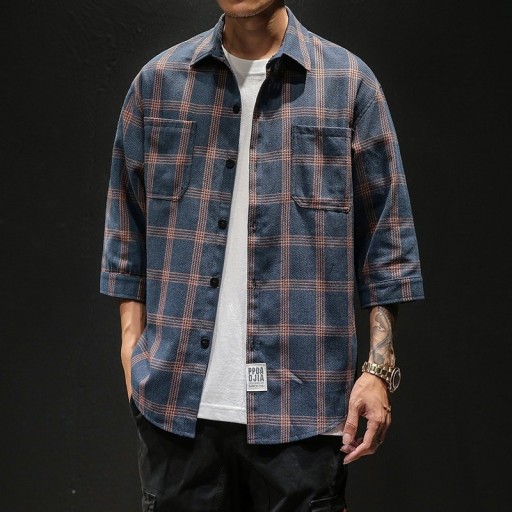Chemise à carreaux pour homme F540