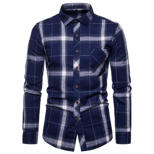 Chemise à carreaux pour homme F642