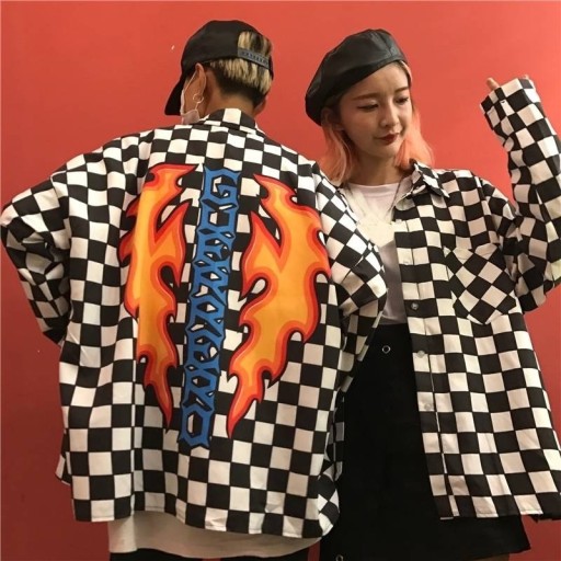 Chemise à carreaux