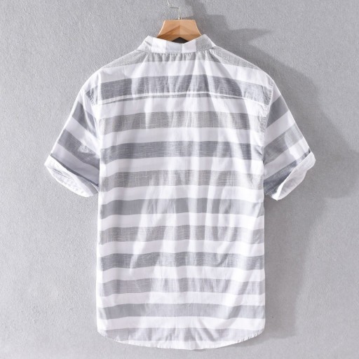Chemise à rayures pour homme F572