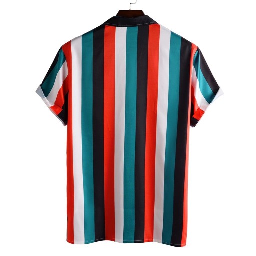 Chemise à rayures pour homme F577