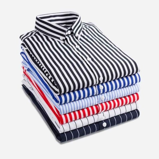 Chemise à rayures pour homme F667