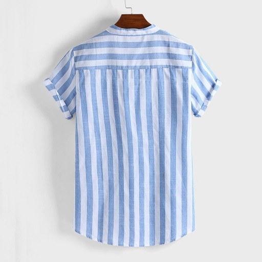 Chemise à rayures pour homme F756