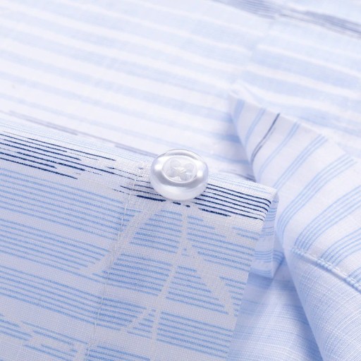 Chemise à rayures pour homme F782