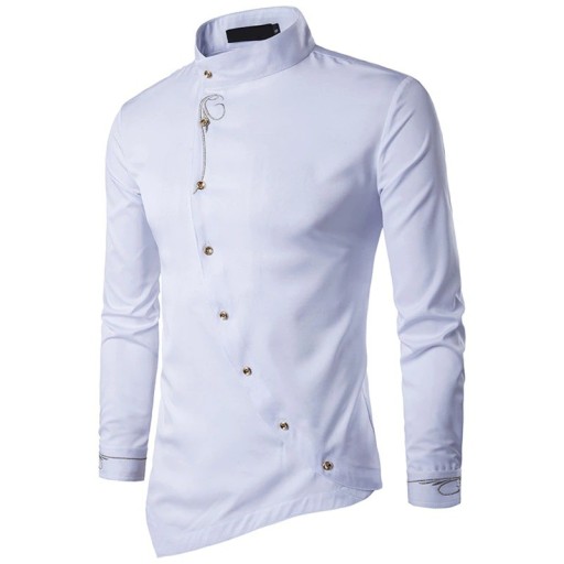 Chemise asymétrique pour homme
