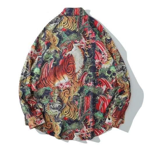 Chemise avec des tigres