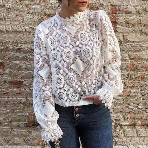 Chemise blanche transparente