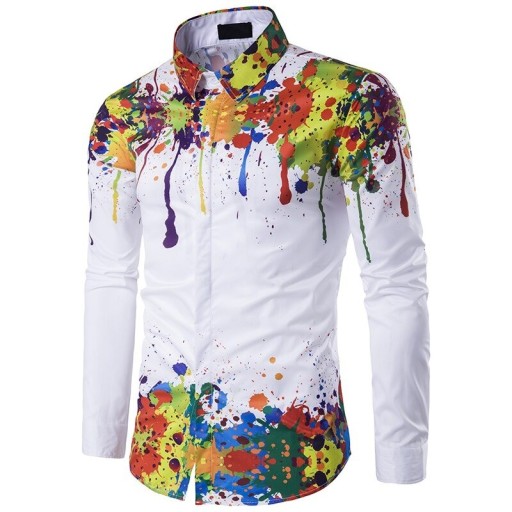 Chemise colorée pour homme F541