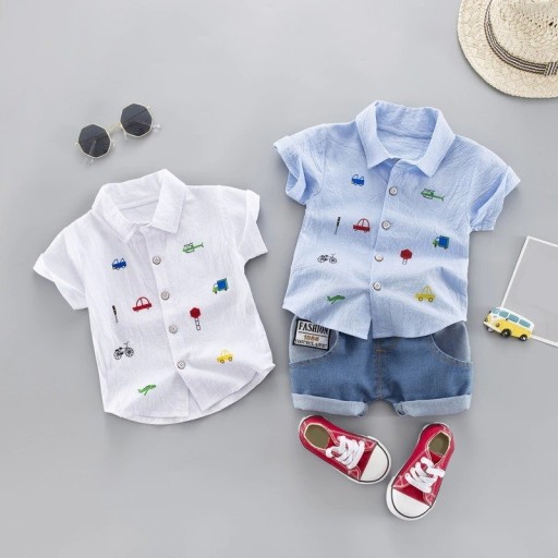 Chemise et shorts pour garçon L1712