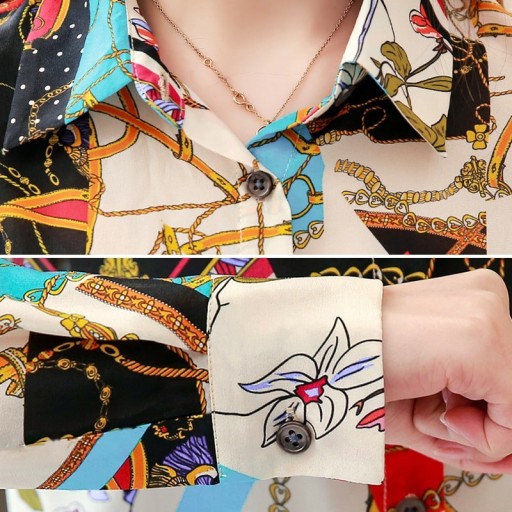 Chemise femme à motif Luana