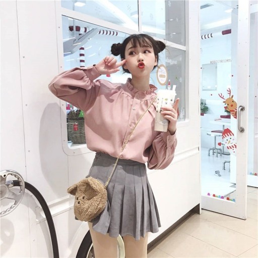 Chemise femme ample avec des cœurs
