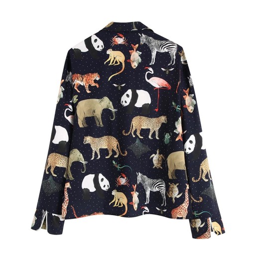 Chemise femme avec des animaux