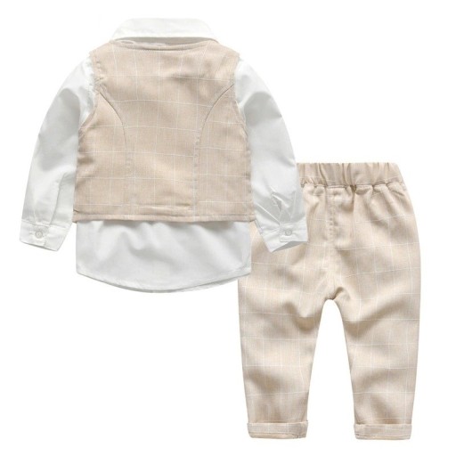 Chemise, gilet et pantalon pour garçon L1571